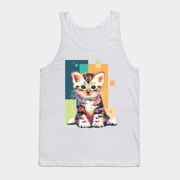 Angora cat Tank Top by emhArt